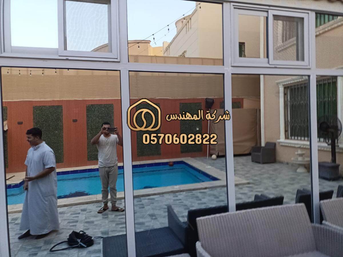 اعمال المونيوم واستركتشر وزجاج سيكوريت