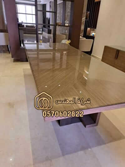 تفصيل زجاج طاولات الرياض