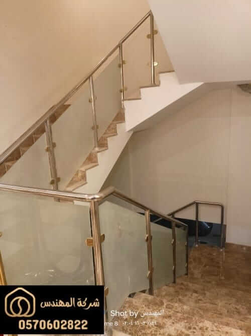 درابزين زجاج