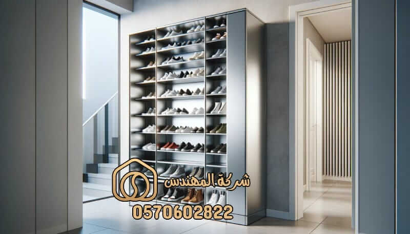 تفصيل خزائن المنيوم للاحذية