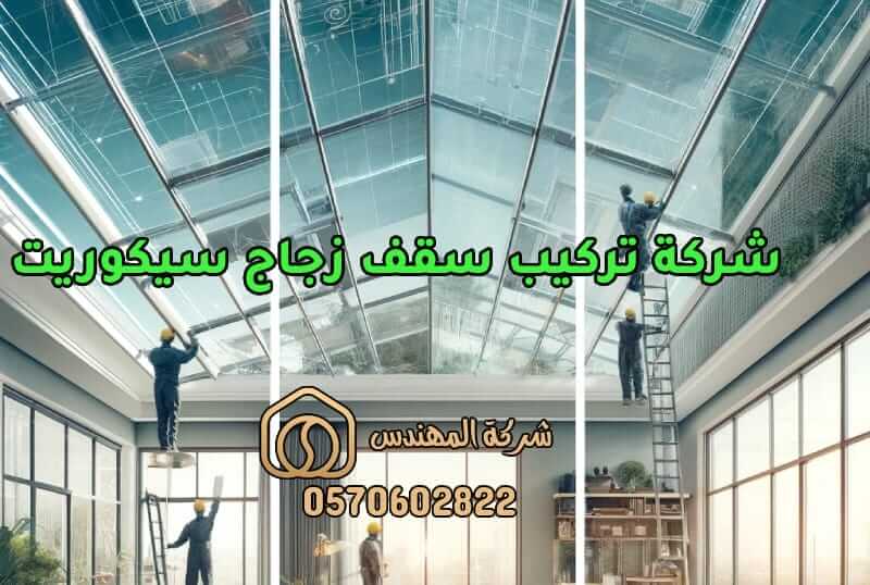 شركة تركيب سقف زجاج سيكوريت